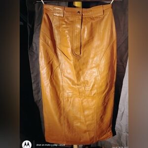 West Bay 100% Lamb Napa Skirt